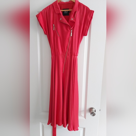 Raspberry -Red Dress - Picture 1 of 7